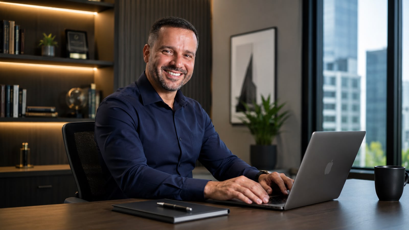 Rafael Sousa no escritório